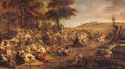Peter Paul Rubens La Kermesse ou Noce de village oil painting artist